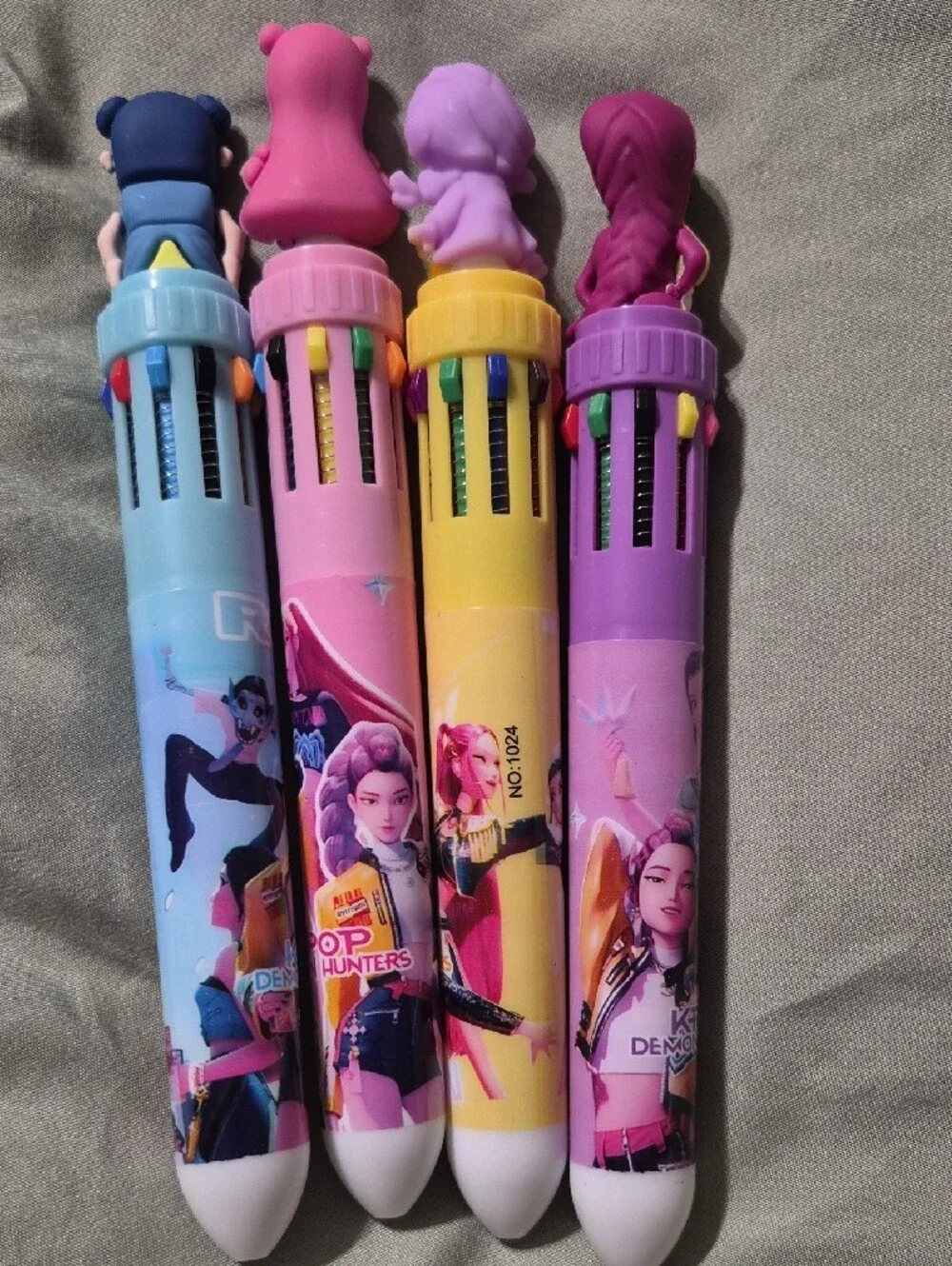K-Pop Inspired Multi-Color Kids Toy Pen - Pack of 4